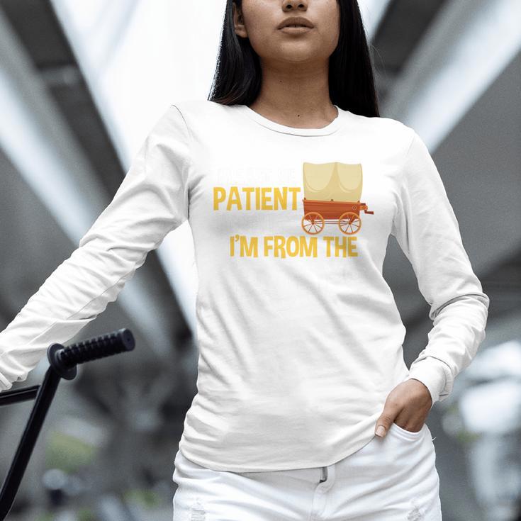 Please Be Patient With Me I'm From The 1900s Vintage Oregon Premium Unisex Long Sleeve T-Shirt