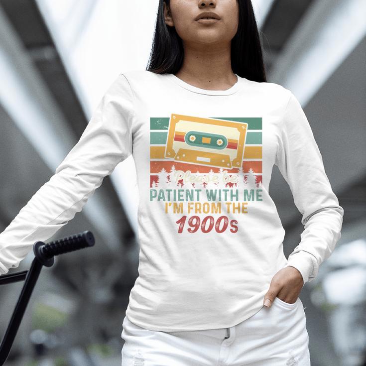 Please Be Patient-With Me I'm From The 1900s Retro Music Premium Unisex Long Sleeve T-Shirt