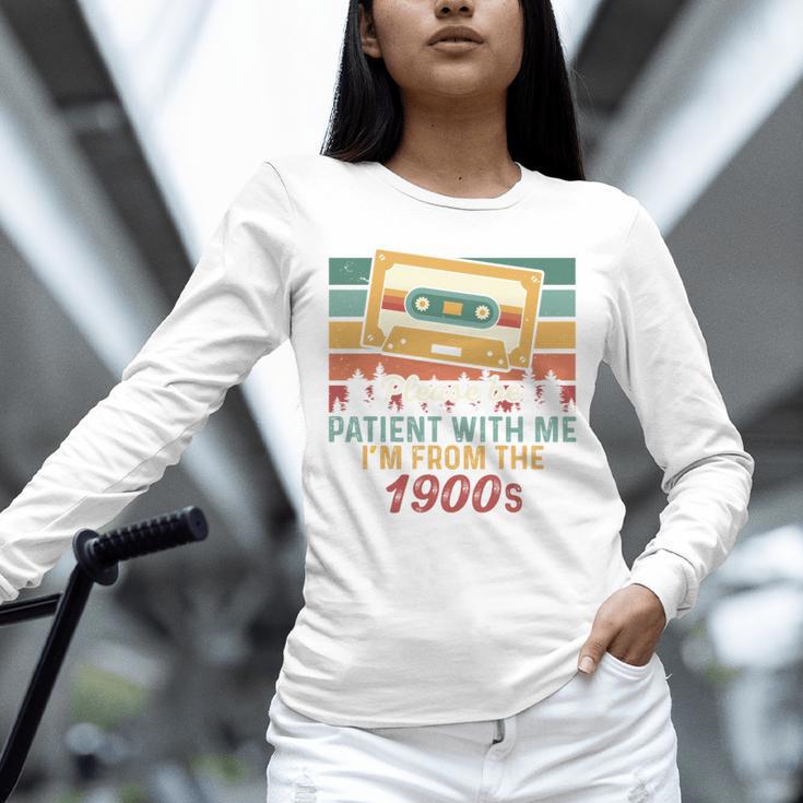 Please Be Patient-With Me I'm From The 1900s Retro Music Unisex Long Sleeve T-Shirt Please Be Patient-With Me I'm From The 1900s Retro Music Unisex Long Sleeve T-Shirt