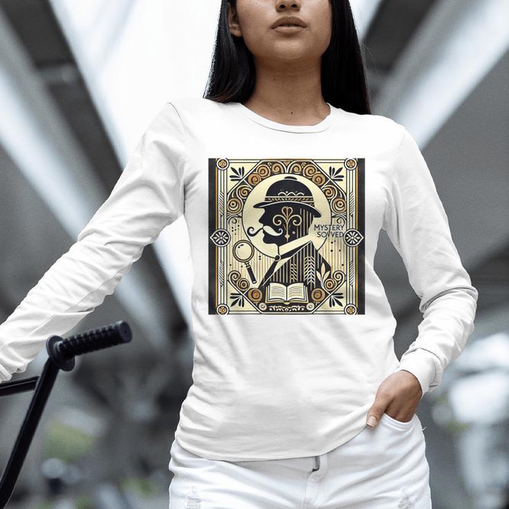 Poirot Mystery Books Vintage Detective Premium Tri-Blend Unisex Long Sleeve T-Shirt Poirot Mystery Books Vintage Detective Premium Tri-Blend Unisex Long Sleeve T-Shirt