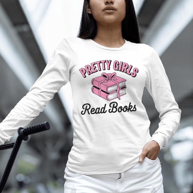 Pretty Girls Read Books Bookworm Book Lover Teacher Unisex Long Sleeve T-Shirt Pretty Girls Read Books Bookworm Book Lover Teacher Unisex Long Sleeve T-Shirt
