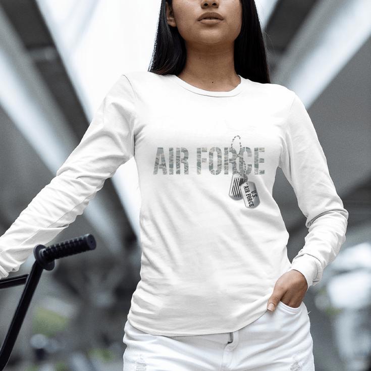 Proud Air Force Wife Air Force Graduation USAF Wife Unisex Long Sleeve T-Shirt