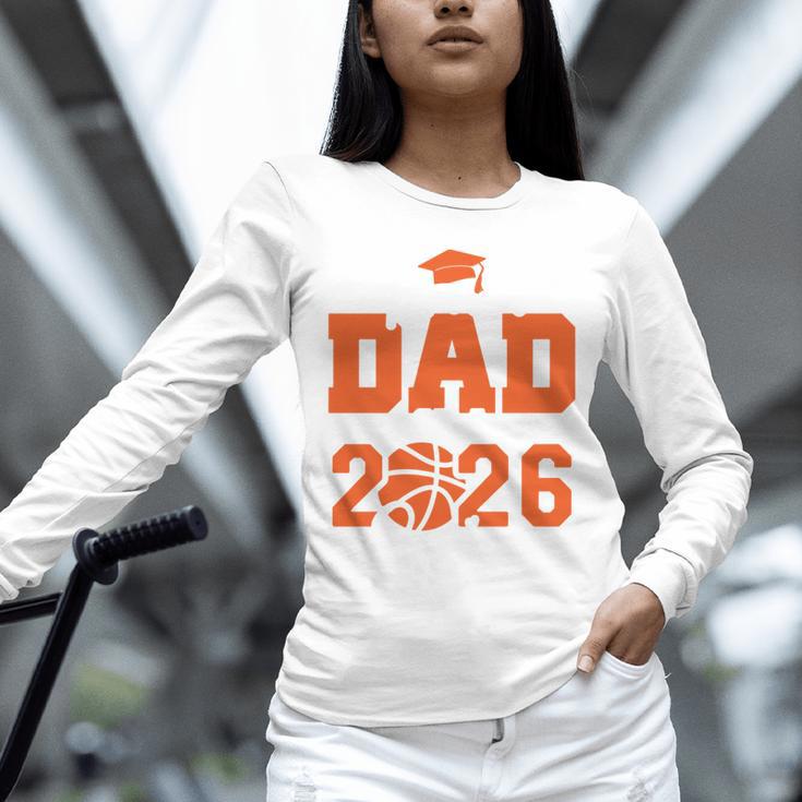 Proud Dad Of A 2026 Senior Basketball Graduation Family Unisex Long Sleeve T-Shirt