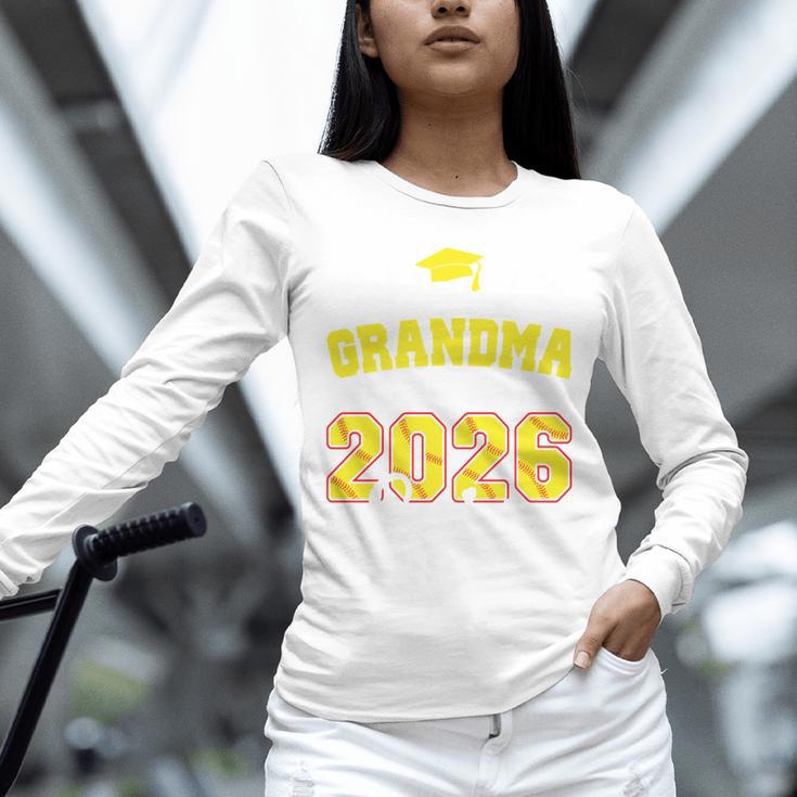 Proud Grandma Of A 2026 Senior Softball Graduation Matching Unisex Long Sleeve T-Shirt