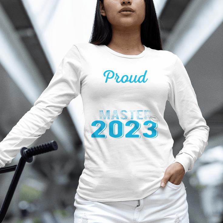 Proud Mama Of 2023 Class Master Graduate Family Graduation Unisex Long Sleeve T-Shirt