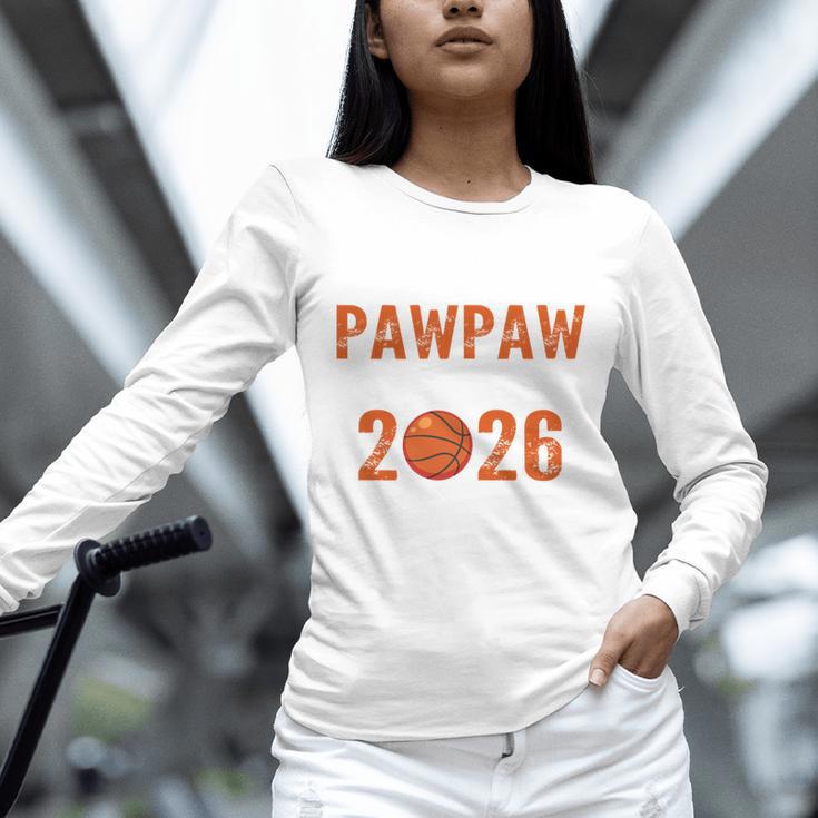 Proud PAW PAW Of 2026 Senior Basketball Student Graduation Unisex Long Sleeve T-Shirt