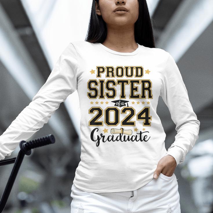 Proud Sister Of A 2024 Graduate Senior Graduation Unisex Long Sleeve T-Shirt