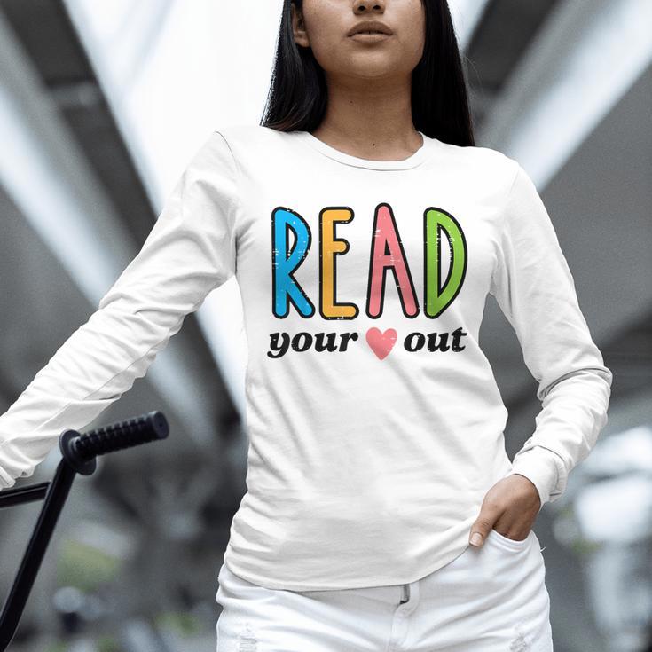 Read Your Heart Read Reading Librarian Book Across America Unisex Long Sleeve T-Shirt Read Your Heart Read Reading Librarian Book Across America Unisex Long Sleeve T-Shirt