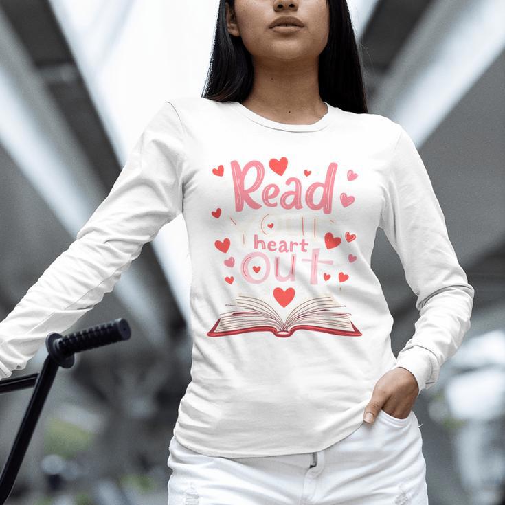 Read Your Heart Out Teacher Valentines Day Reading Book Love Premium Tri-Blend Unisex Long Sleeve T-Shirt Read Your Heart Out Teacher Valentines Day Reading Book Love Premium Tri-Blend Unisex Long Sleeve T-Shirt