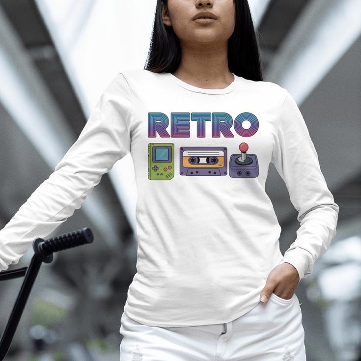 Retro Gaming Nostalgia Tee Perfect For Vintage Lovers Unisex Long Sleeve T-Shirt
