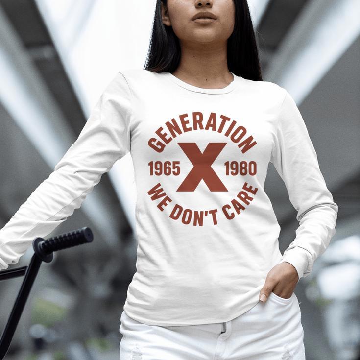 Retro Gen X 1965-1980 Sarcastic Nostalgia Graphic Premium Tri-Blend Unisex Long Sleeve T-Shirt Retro Gen X 1965-1980 Sarcastic Nostalgia Graphic Premium Tri-Blend Unisex Long Sleeve T-Shirt