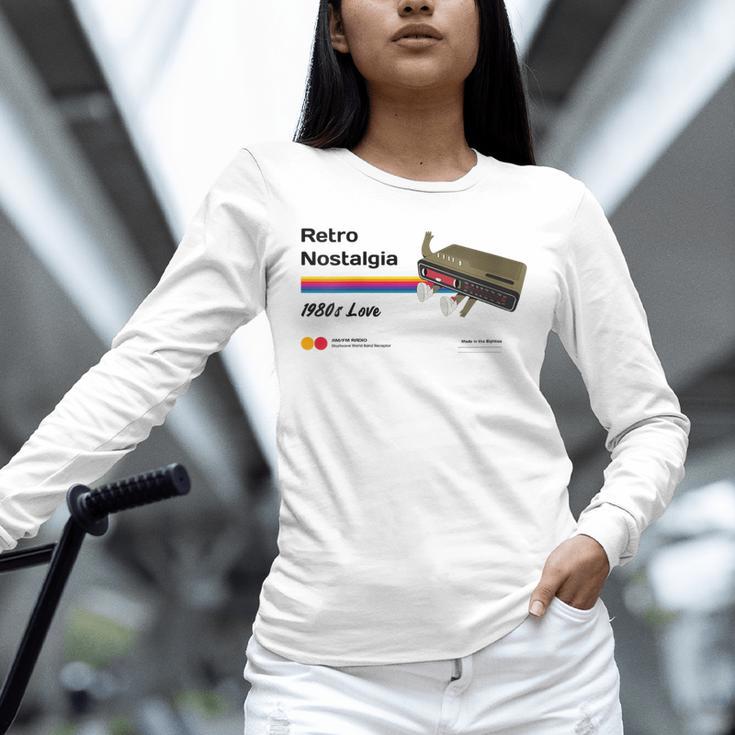Retro Nostalgia 1980s Love Graphic Unisex Long Sleeve T-Shirt