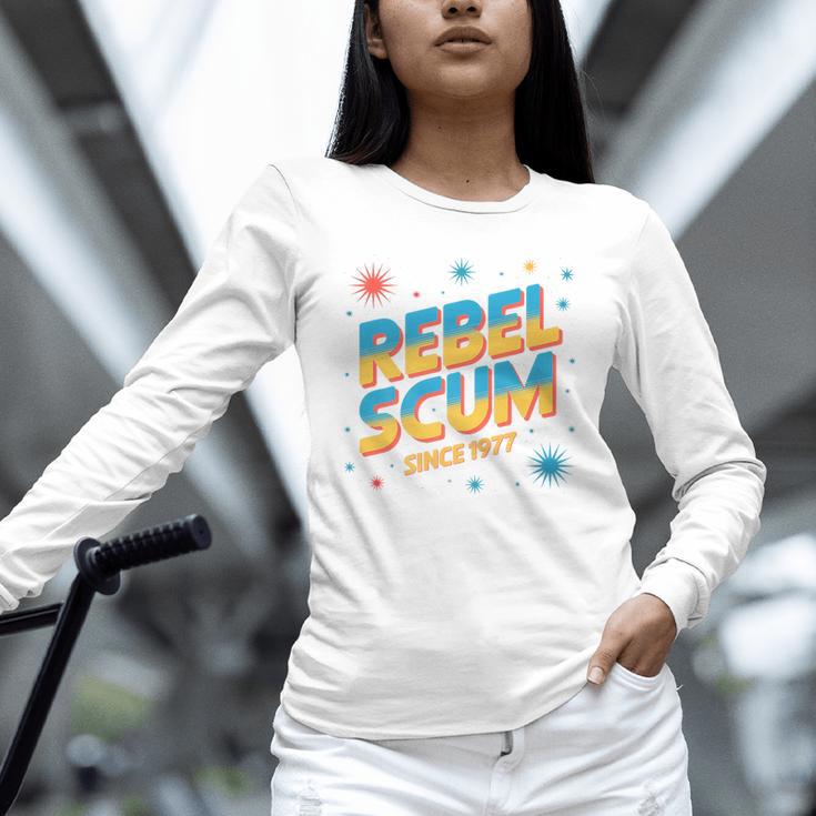 Retro Sci Fi Star Rebel 1977 Space Vintage Nerd Nostalgia Premium Unisex Long Sleeve T-Shirt Retro Sci Fi Star Rebel 1977 Space Vintage Nerd Nostalgia Premium Unisex Long Sleeve T-Shirt