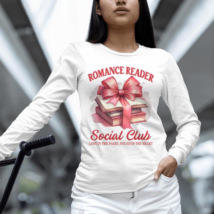 Romance Book Reading Bookish Romance Reader Social Club Unisex Long Sleeve T-Shirt Romance Book Reading Bookish Romance Reader Social Club Unisex Long Sleeve T-Shirt