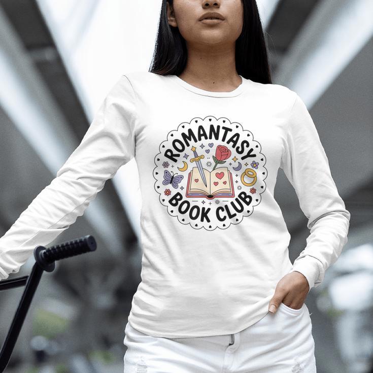 Romantasy Book Club Romance Fantasy Book Lover Tee Unisex Long Sleeve T-Shirt
