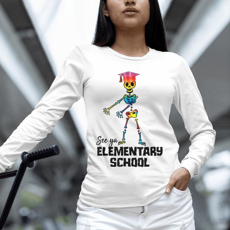 See Ya Elementary School Shirt Tie Dye Graduation Tee Unisex Long Sleeve T-Shirt