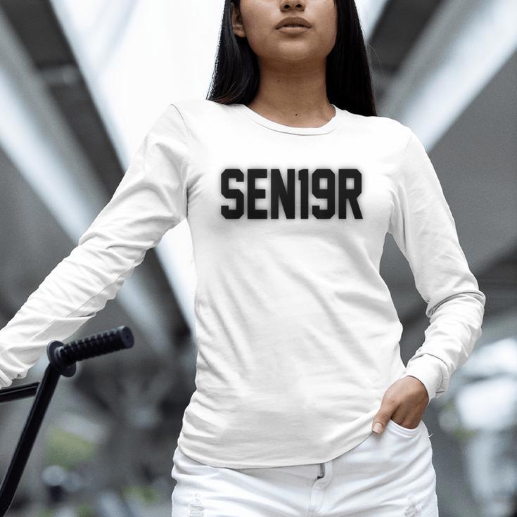 SEN19R Senior 2019 High School Graduation Party T-Shirt Unisex Long Sleeve T-Shirt