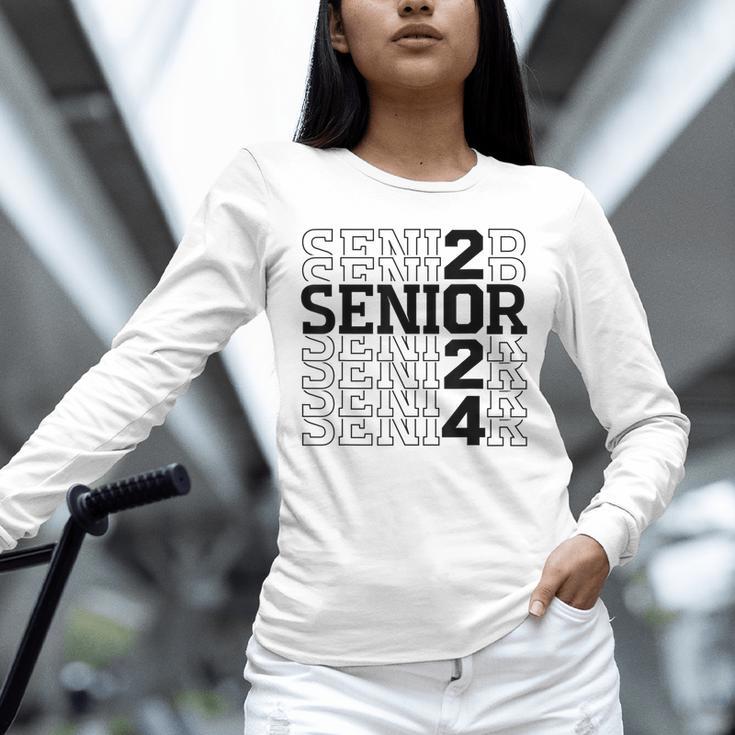 Senior 2024 Class Of 2024 Graduation 2024 Women Boy Girl Unisex Long Sleeve T-Shirt