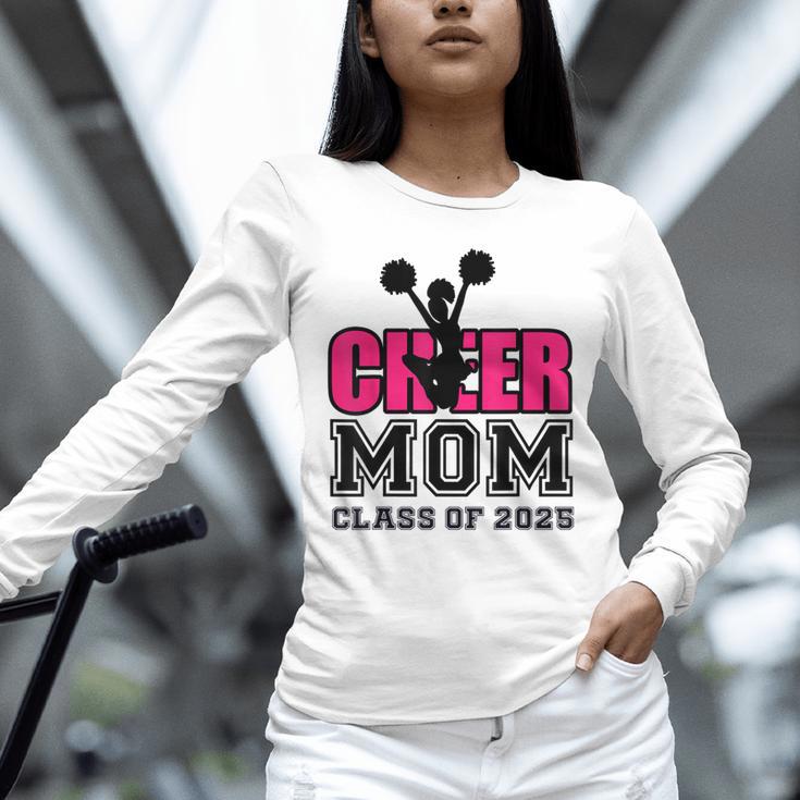 Senior Cheerleader Mom Cheer Class Of 2025 Graduation Women Unisex Long Sleeve T-Shirt
