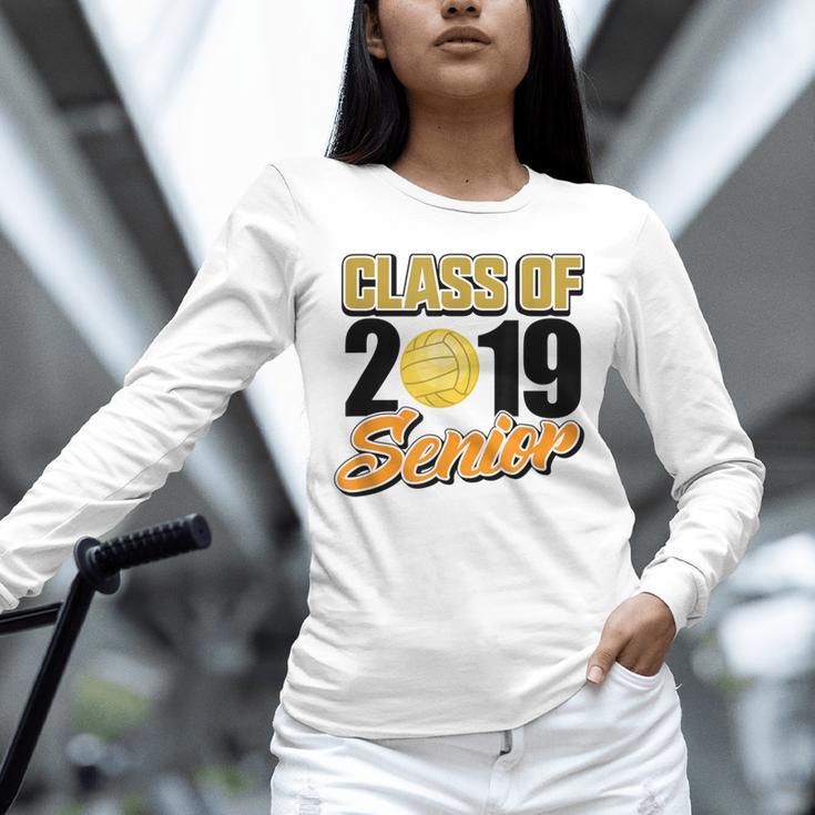 Senior Class Of 2019 Tshirt Graduation School Volleyball Unisex Long Sleeve T-Shirt