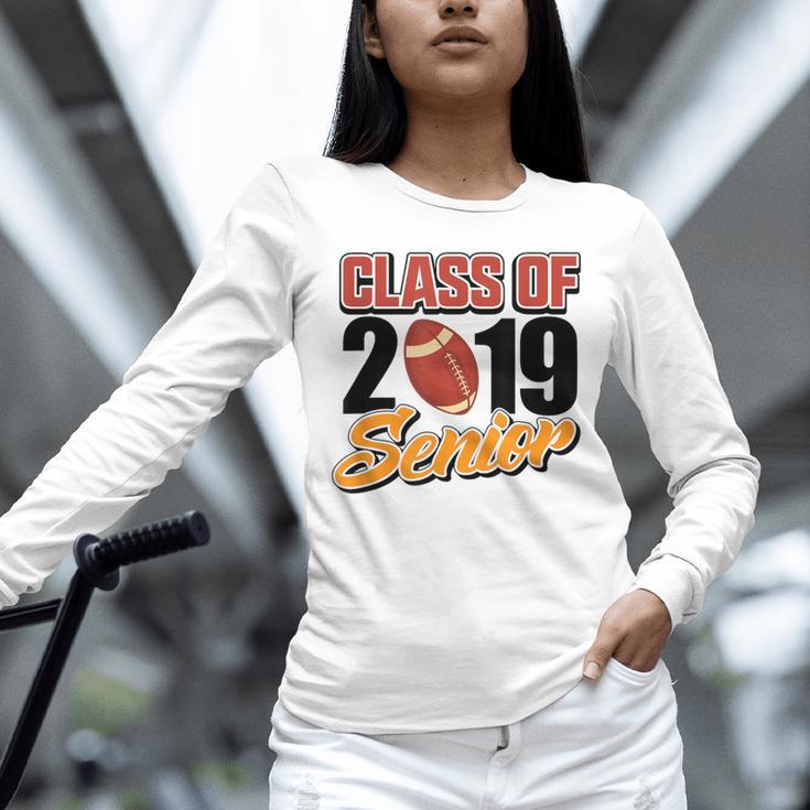 Senior Class Of 2019 Tshirt Graduation Students Football Unisex Long Sleeve T-Shirt