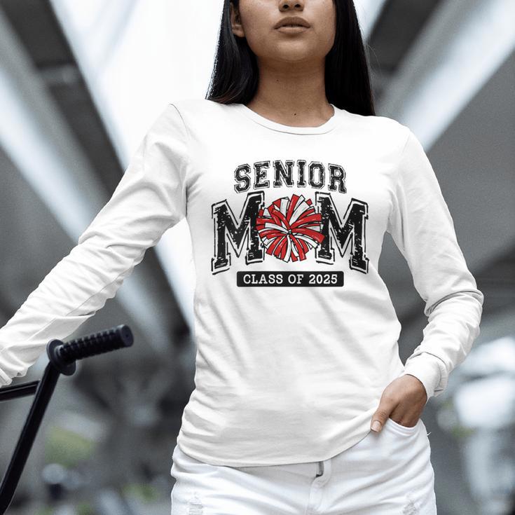 Senior Mom 2025 Cheer Mama Class Of 2025 Graduation Unisex Long Sleeve T-Shirt