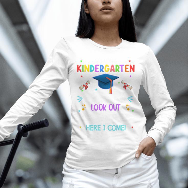 So Long Kindergarten Graduation Look Out 1st Grade 2025 Kids Premium Tri-Blend Unisex Long Sleeve T-Shirt