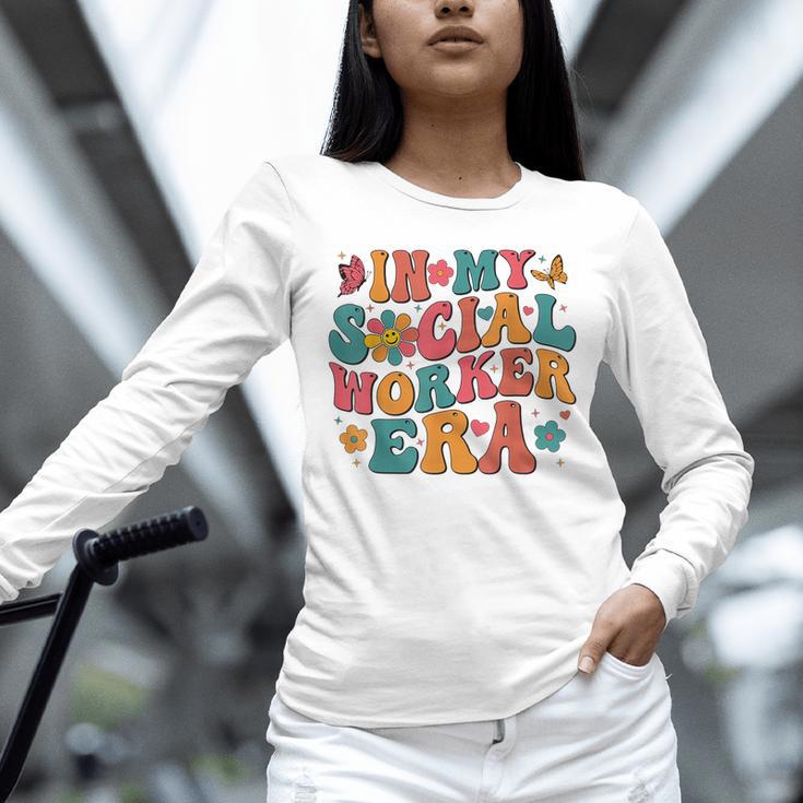 In My Social Worker Era Cute Social Worker Graduation MSW Unisex Long Sleeve T-Shirt