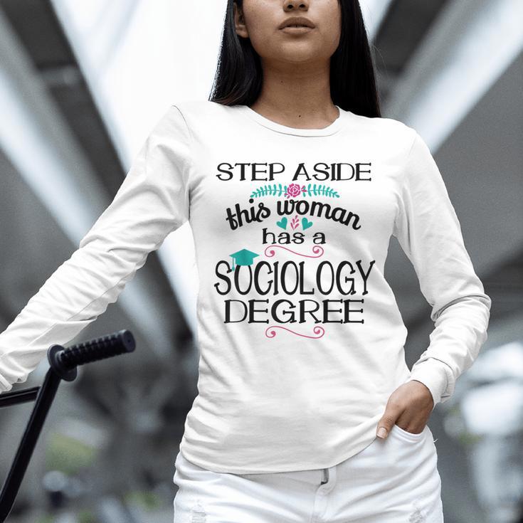 Sociology Degree Graduation Sociologist Bachelors 2025 Unisex Long Sleeve T-Shirt