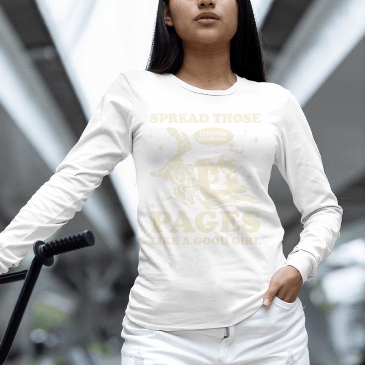 Spread Those Pages Like A Good Girl Shirt Smutty Spicy Book Premium Tri-Blend Unisex Long Sleeve T-Shirt Spread Those Pages Like A Good Girl Shirt Smutty Spicy Book Premium Tri-Blend Unisex Long Sleeve T-Shirt