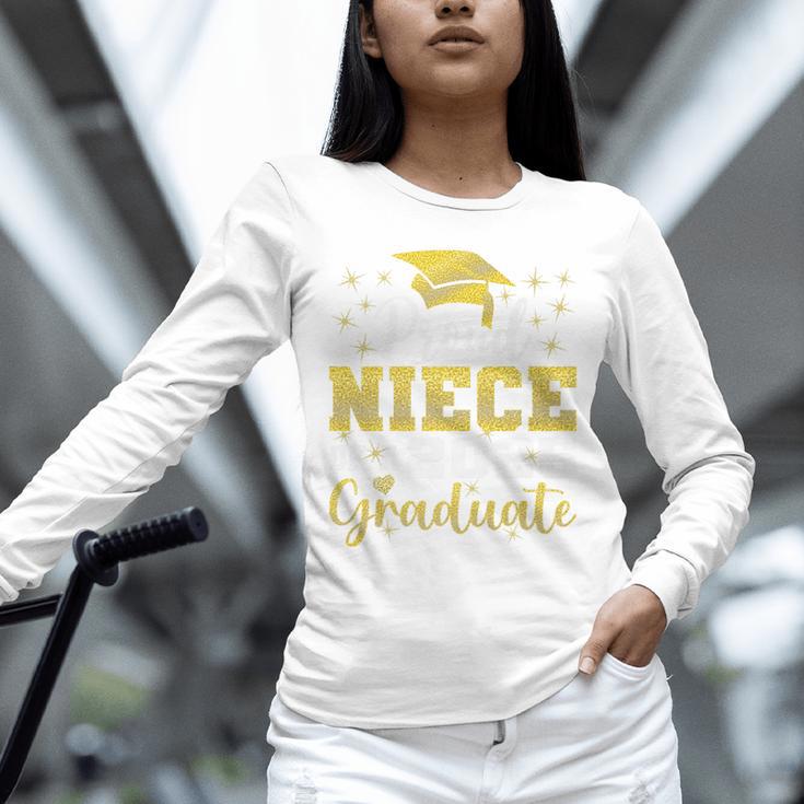 Super Proud Niece Of 2025 Graduate Senior Graduation Family Premium Unisex Long Sleeve T-Shirt