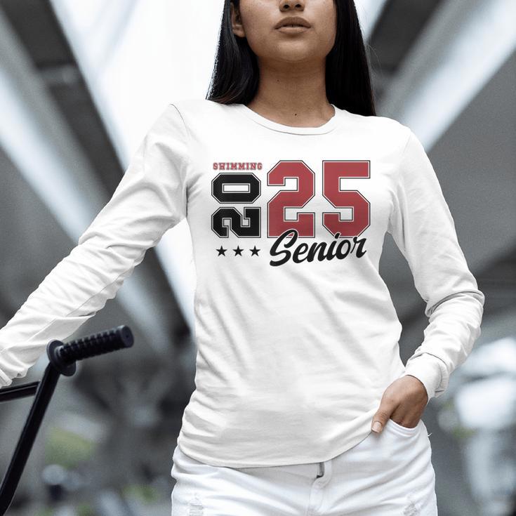 Swimming Senior Night Swimming Senior 2025 Graduation 59 Unisex Long Sleeve T-Shirt