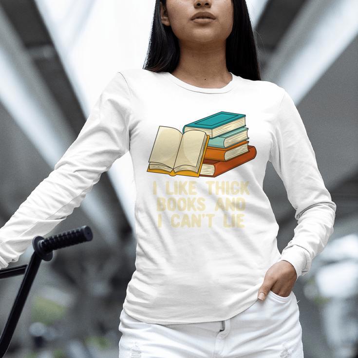 Like Thick Books Cant Lie Happiness Reading Positive Unisex Long Sleeve T-Shirt Like Thick Books Cant Lie Happiness Reading Positive Unisex Long Sleeve T-Shirt