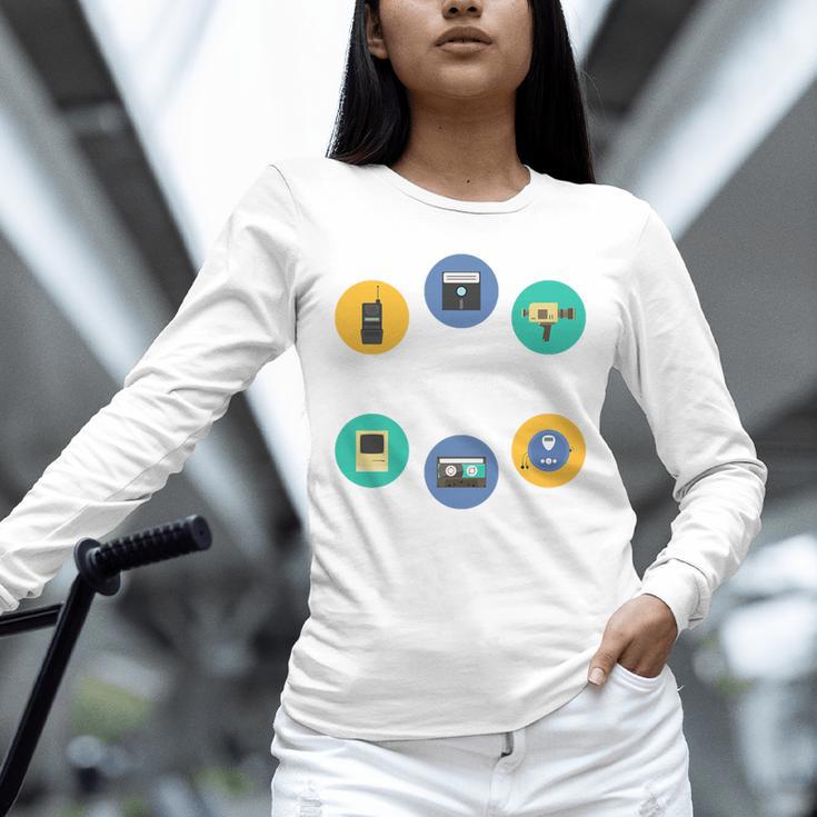 Throwback Thursday Never Forget Nostalgia 80's Retro Premium Tri-Blend T-Shirt Unisex Long Sleeve T-Shirt