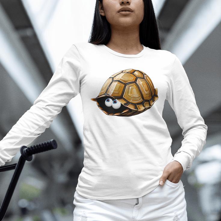 Timid Turtle Cute Introvert Misanthropic Antisocial Unisex Long Sleeve T-Shirt Timid Turtle Cute Introvert Misanthropic Antisocial Unisex Long Sleeve T-Shirt