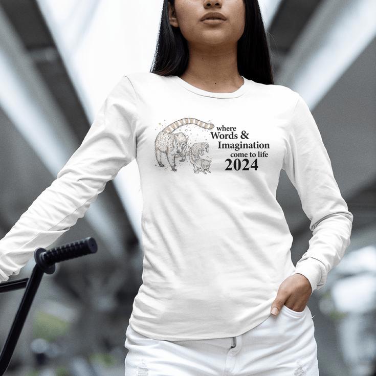 Tucson Festival Of Book TFOB 2024 Coatimundi Mascot Unisex Long Sleeve T-Shirt