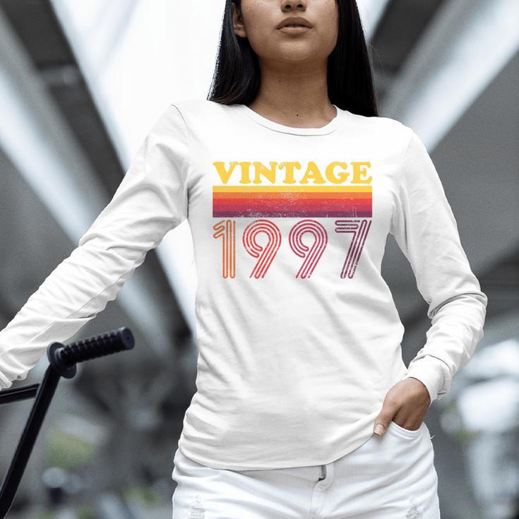 Vintage 1997 Retro Style 90's Born Nostalgia Vibes Birthday Premium Tri-Blend Unisex Long Sleeve T-Shirt Vintage 1997 Retro Style 90's Born Nostalgia Vibes Birthday Premium Tri-Blend Unisex Long Sleeve T-Shirt