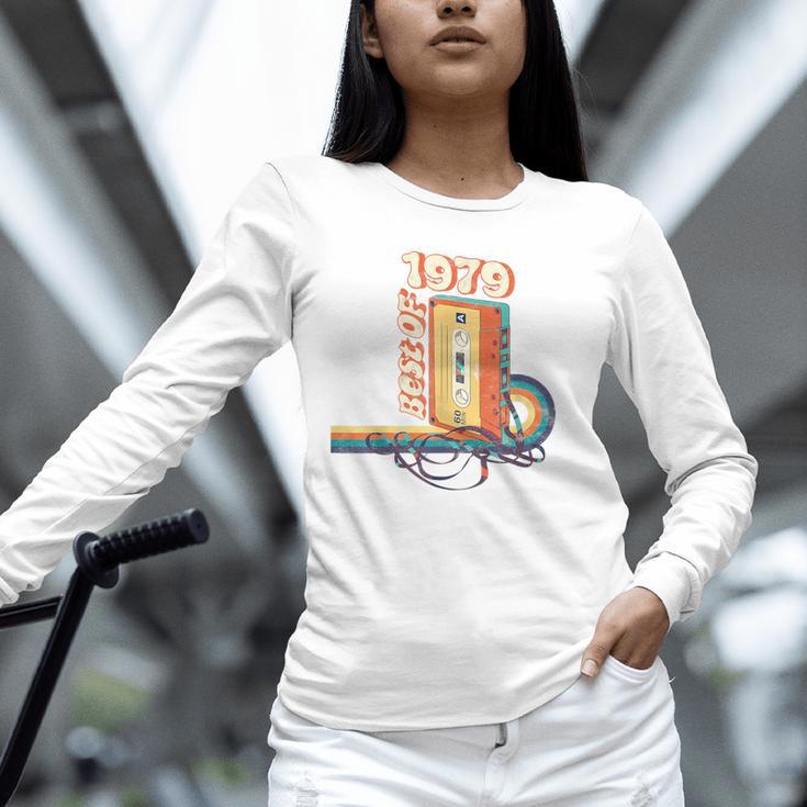 Vintage Best Of 1979 41st Birthday Graduation Cassette Tape Unisex Long Sleeve T-Shirt