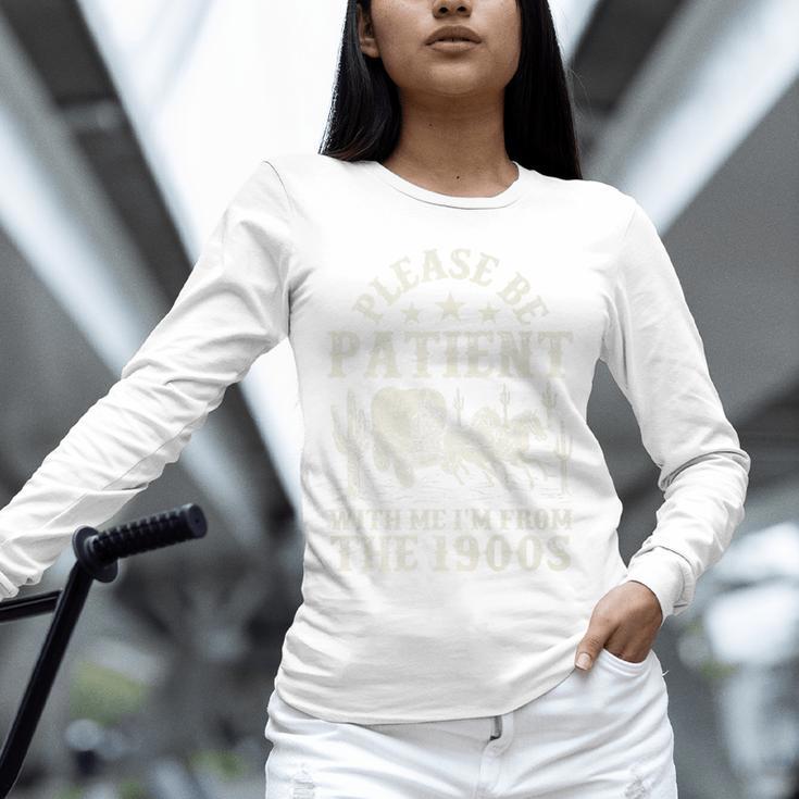 Vintage Please Be Patient With Me I'm From The 1900s For Men Premium Unisex Long Sleeve T-Shirt