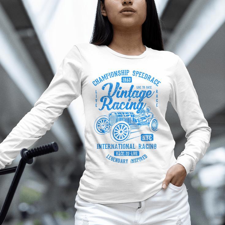 Vintage Racing Automotive Nostalgia Distressed Car Premium Tri-Blend Unisex Long Sleeve T-Shirt Vintage Racing Automotive Nostalgia Distressed Car Premium Tri-Blend Unisex Long Sleeve T-Shirt