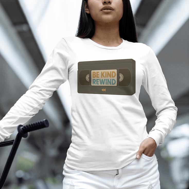Vintage VHS Tape Humor Retro Nostalgia Graphic Unisex Long Sleeve T-Shirt