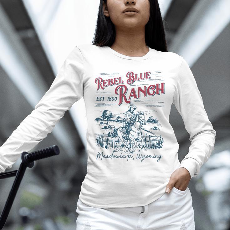 Western Book Love Cowboy Reader Bookish Bookworm Cowgirl Unisex Long Sleeve T-Shirt