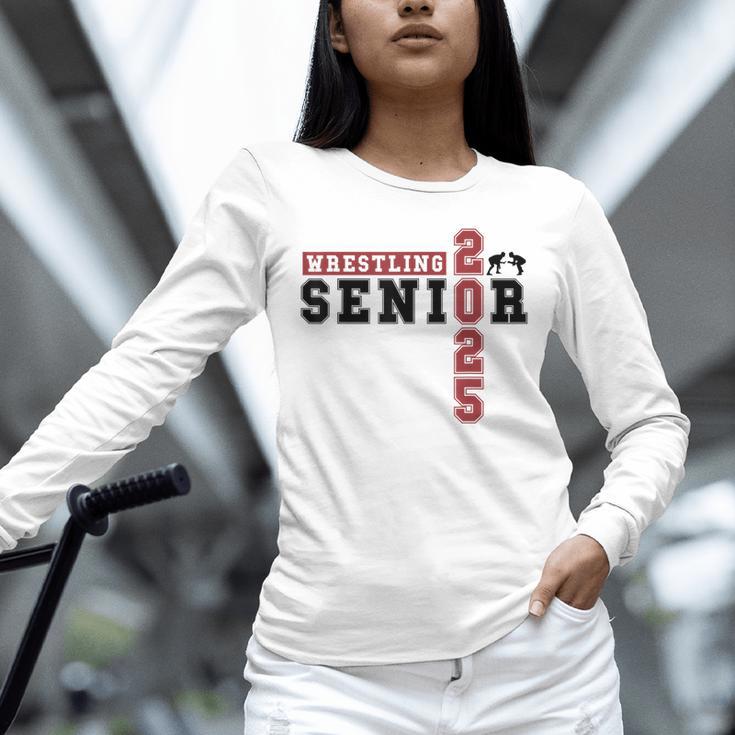 Wrestling Senior Night Wrestling Senior 2025 Graduation 69 Unisex Long Sleeve T-Shirt