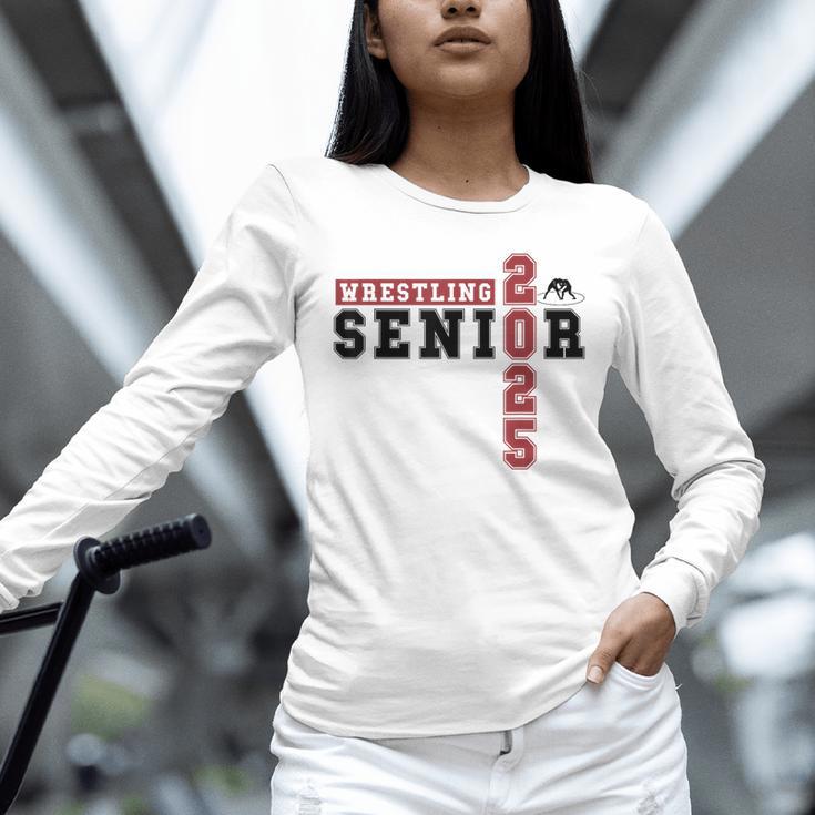 Wrestling Senior Night Wrestling Senior 2025 Graduation 70 Unisex Long Sleeve T-Shirt