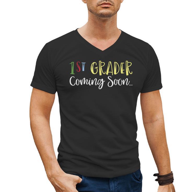 1st Grader Coming Soon Kindergarten Graduation Men's V-Neck T-Shirt