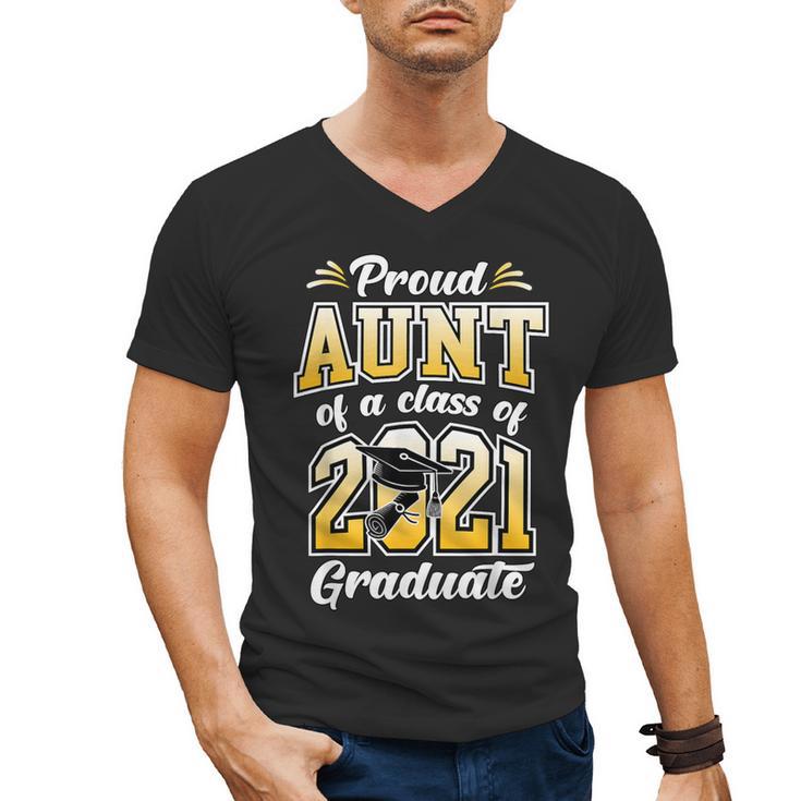 2021 Graduation Shirts For Family 2021 Graduation For Aunt Men's V-Neck T-Shirt