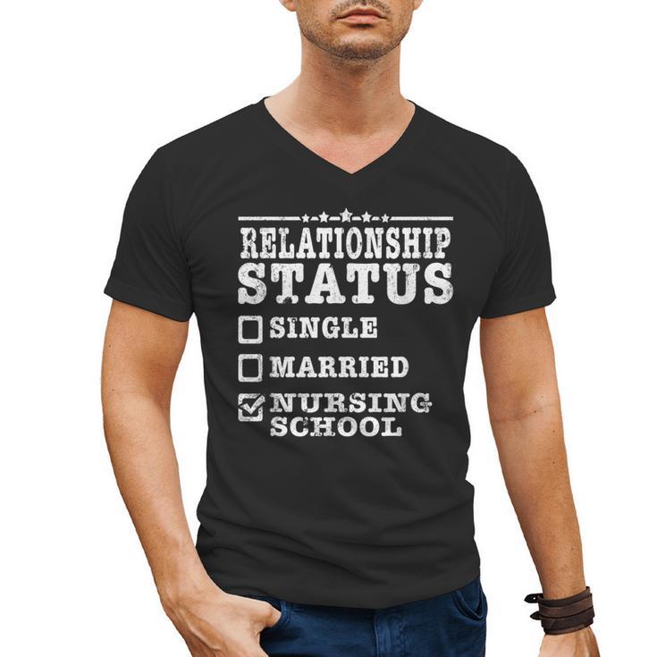 Anti Valentines Day Nursing School Nurse Graduation Shirt Men's V-Neck T-Shirt