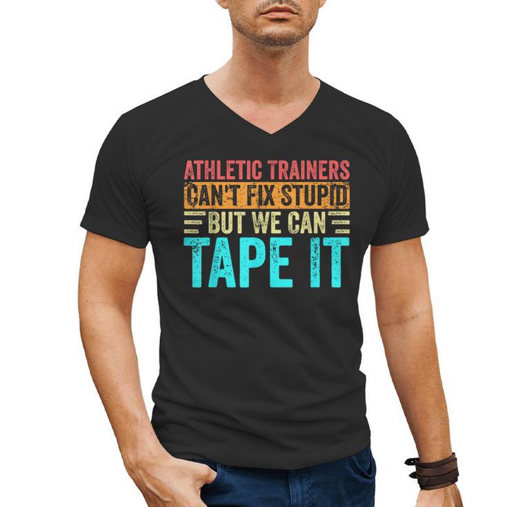 Athletic Trainers Fix Stupid Sports Graduation Vintage Men's V-Neck T-Shirt
