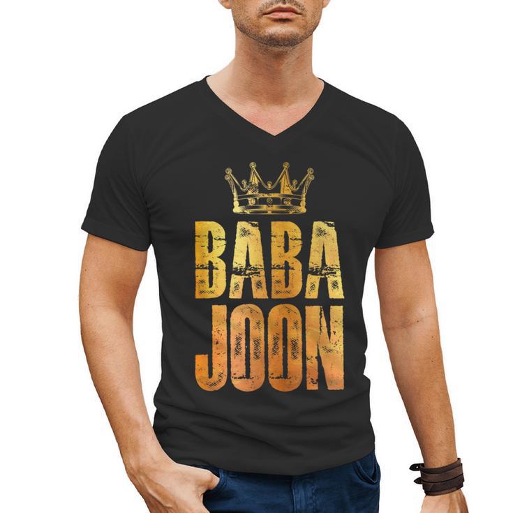 Baba Joon Persian Dad Iran Quote Iranian Fathers Day Men's V-Neck T-Shirt