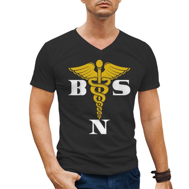 Bachelor Of Science Nursing Graduation Men's V-Neck T-Shirt